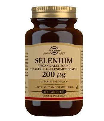 Solgar Selenio 200 mg 100 Comprimidos