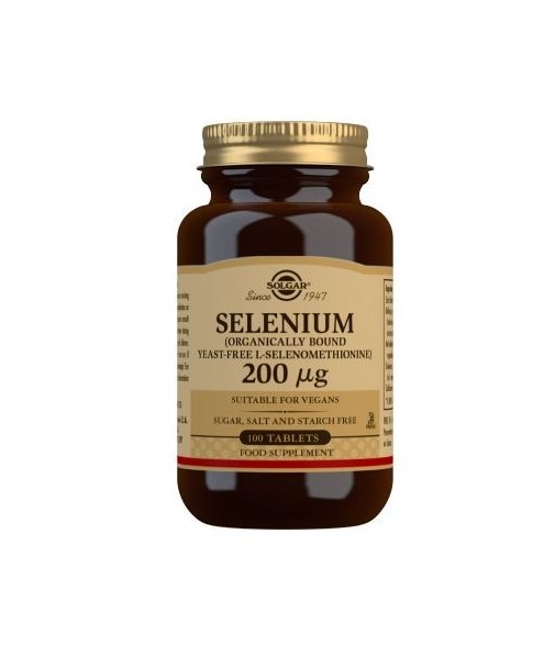 Solgar Selenium 200 mg 100 Tablets