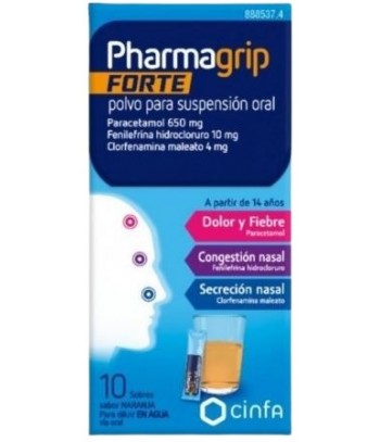 Pharmagrip Polvo para Suspensión Oral 10 Sobres