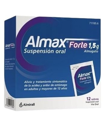 Almax Forte 1,5 g 12 Sobres Suspensión Oral