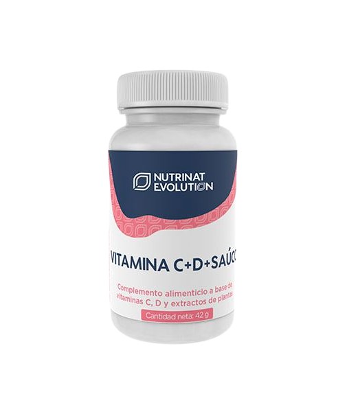 Nutrinat Evolution Vitamina C+D+Saúco 30 comprimidos