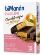 Bimanán beSLIM Barritas Sustitutivas de Chocolate Negro con Naranja 10 unidades