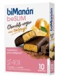 Bimanán beSLIM Dark Chocolate and Orange Substitute Bars 10 units