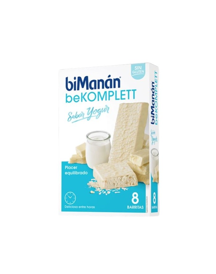 Bimanán beKOMPLETT Barritas Sustitutivas Yogur 8 unidades