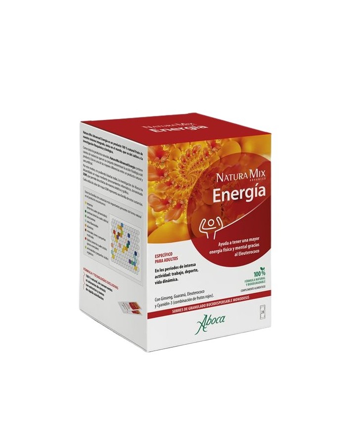 Aboca Natura Mix Energy 28 Single-Dose Buccodispersible Sachets