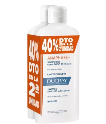 Ducray Anaphase Champú Anticaída Pack 2 x 400 ml