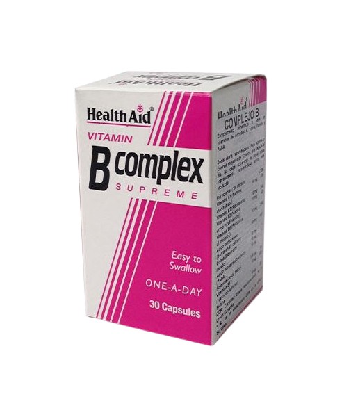 Health Aid B Complex Supreme 30 cápsulas