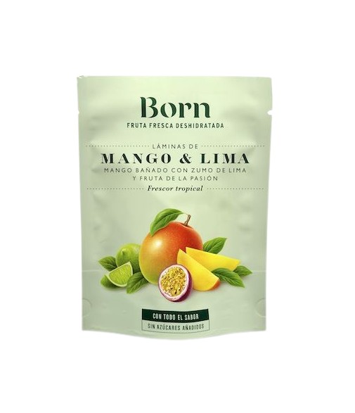 Born Fruta Fresca Deshidratada Mango y Lima 30 gramos