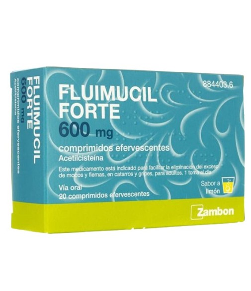 Fluimucil Forte 600 mg 20 Comprimidos