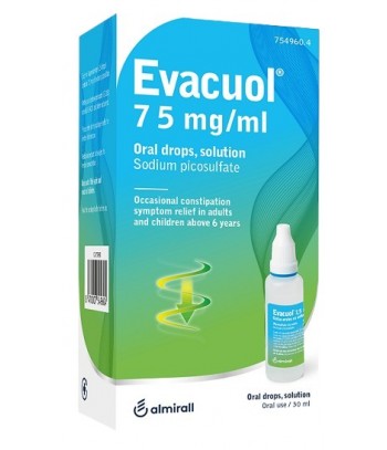 Evacuol 7.5 mg/ml Gotas Orales 30 ml