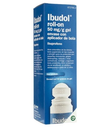 Ibudol Ibuprofeno Roll-On50 mg/g Gel 60 gramos