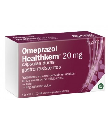 Omeprazol Healthkern 20 mg 14 Cápsulas Duras Gastrorresistentes