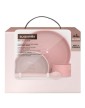 Suavinex Vajilla Infantil Silicona Soft Colour Rosa +4 m