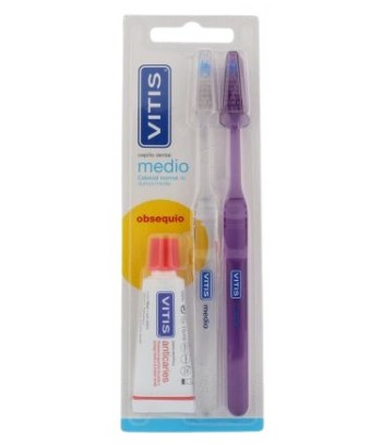 Vitis Cepillo Dental Medio Pack 2 Unidades