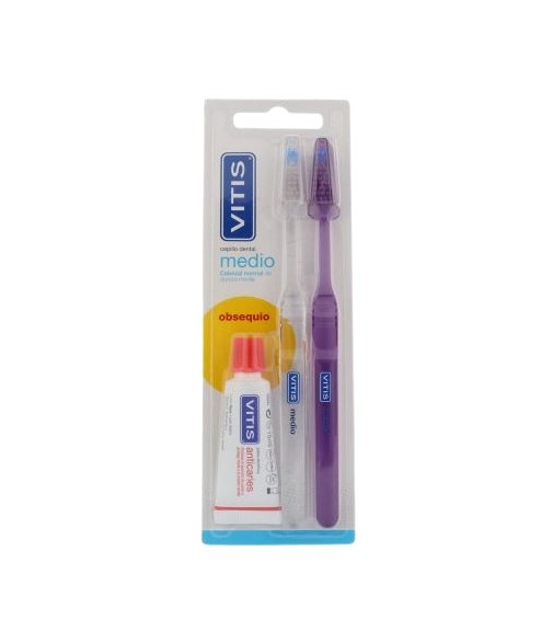 Vitis Cepillo Dental Medio Pack 2 Unidades