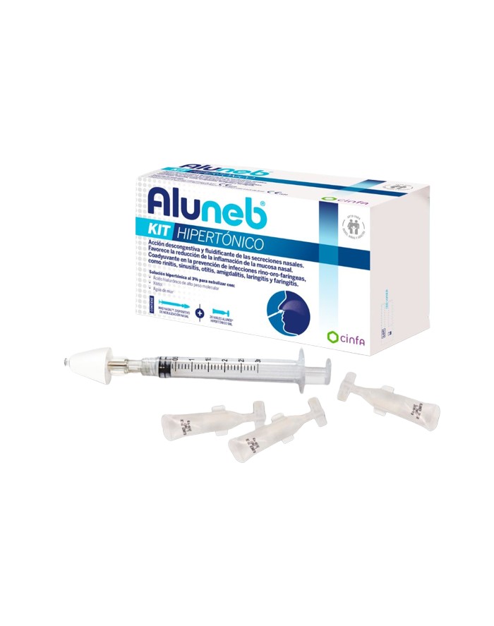 Aluneb Kit Hipertónico Aplicador + 20 Viales 5 ml - Farmaten