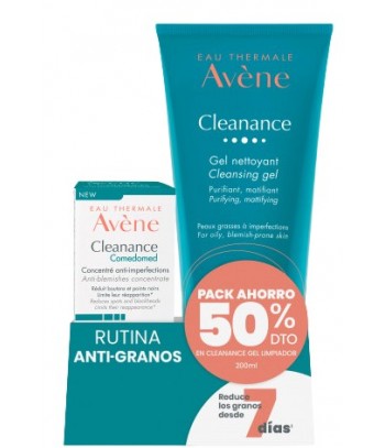 Avené Cleanance Comedomed Pack Comedomed 30 ml + Cleanance Gel Limpiador 200 ml