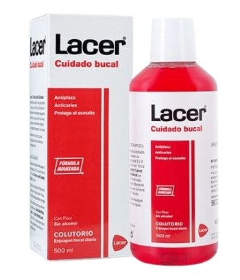 Lacer Anticaries Antiplaca Colutorio Sin Alcohol 500ml