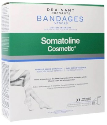 Somatoline Cosmetic Pack Vendas Reductoras Drenantes 140ml