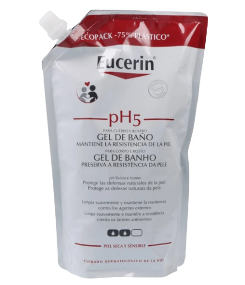 Eucerin pH5 Gel de Baño Refill 750 ml