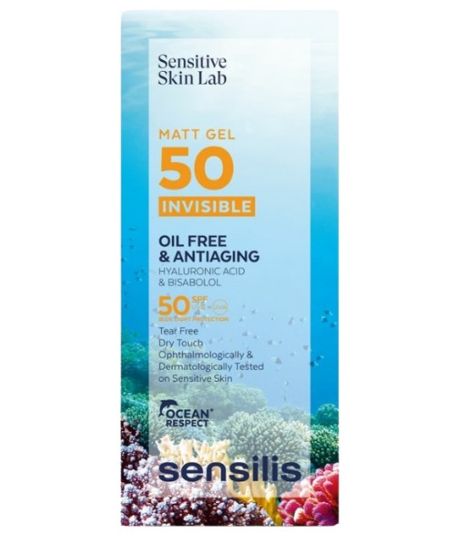 Sensilis Matt Gel 50 Invisible Oil Free & Antiaging SPF 50 40 ml