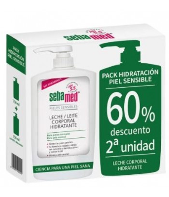 SebaMed Pack Leche Corporal Hidratante Piel Normal 2x750 ml