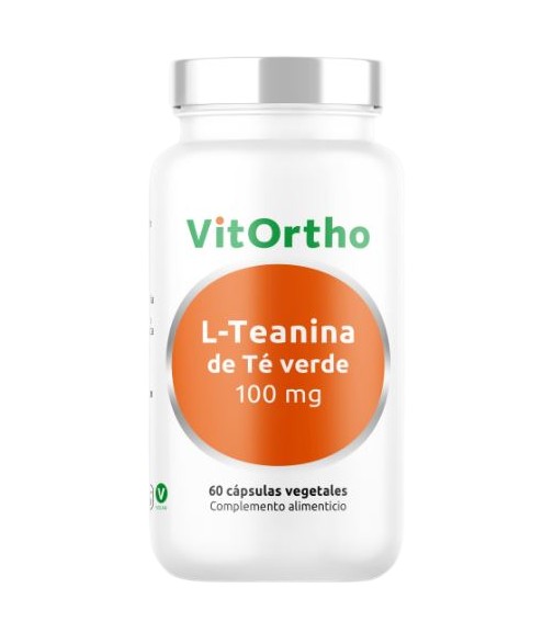 Vitortho L-Teanina de Té Verde 100 mg 60 Cápsulas