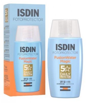 Isdin Fotoprotector Fusion Water SPF50 No Pica en los Ojos Oil-Free 50ml