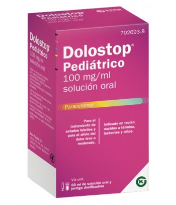 Dolostop Pediátrico 100 mg/ml Solución Oral 60 ml