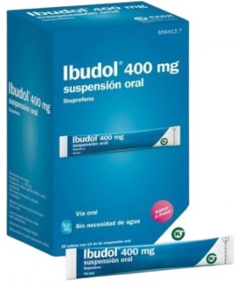 Ibudol 400 mg Suspensión Oral 20 Sobres 10 ml