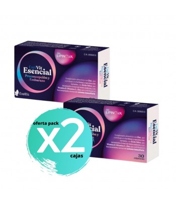 Pack doble ExelVit Esencial Preconcepción y Embarazo 30 Cápsulas