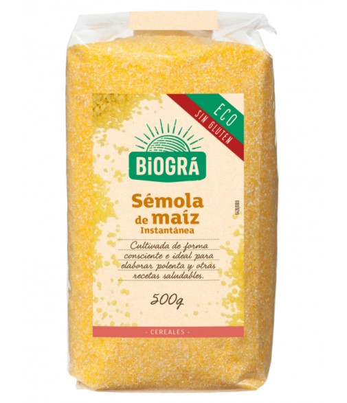 Semola De Maiz Bio 500 Gr Biogra/Sorribas