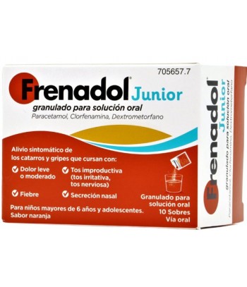 Frenadol Junior Granulado para Solución Oral 10 sobres