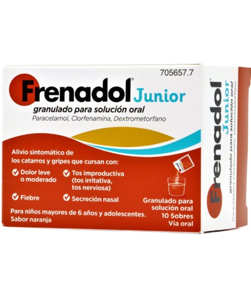 Frenadol Junior Granulado para Solución Oral 10 sobres