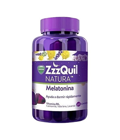 ZzzQuil Nature Melatonin 60 Gummies