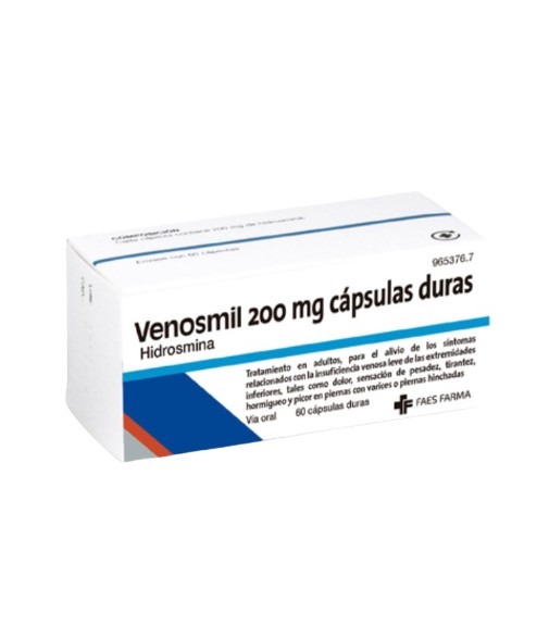 Venosmil 200 mg 60 cápsulas