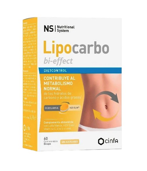 NS Lipocarbo Bi-Effect 60 comprimidos bicapa