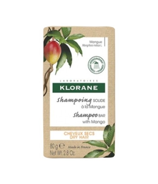 Klorane Solid Shampoo for Dry Hair with Mango 80g