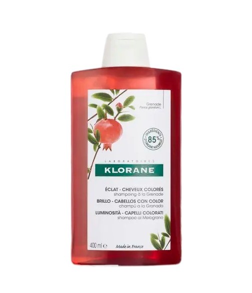 Klorane Shine Colored Hair Shampoo with Pomegranate 400 ml