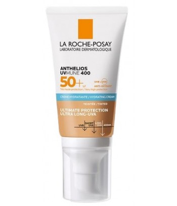 La Roche Posay Anthelios SPF50+ Crema Hidratante Ultra Resistente Con Color Piel Seca y Sensible 50ml