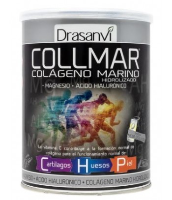 Drasanvi Collmar Magnesio Colágeno Marino Hidrolizado con Àcido Hialurónico (Sabor Vainilla 300 g)
