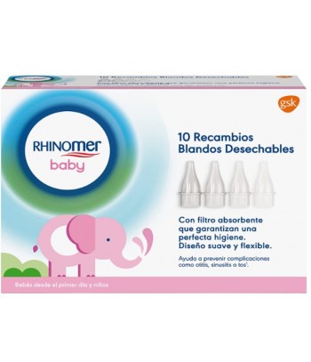 Rhinomer Baby Narhinel Confort 10 Recambios Blandos Desechables