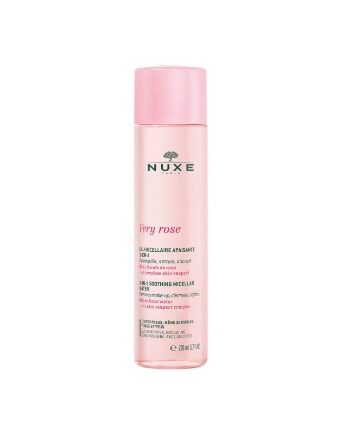 Nuxe Very Rose 3 in 1 Soothing Micellar Water Face and Eyes 200ml