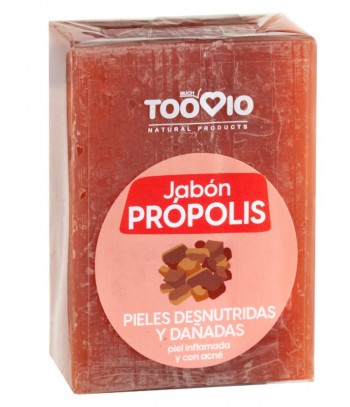 Jabon Propolis 100 gr Pieles Desnutridas y Dañadas Toobio