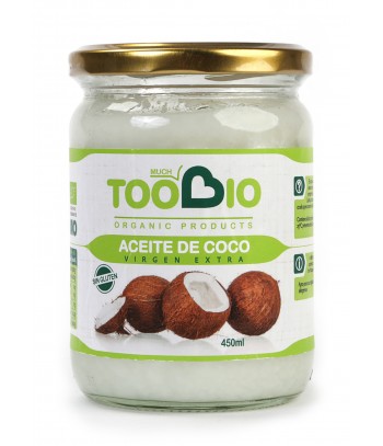 Aceite Coco Virgen Bio 500 ml Toobio