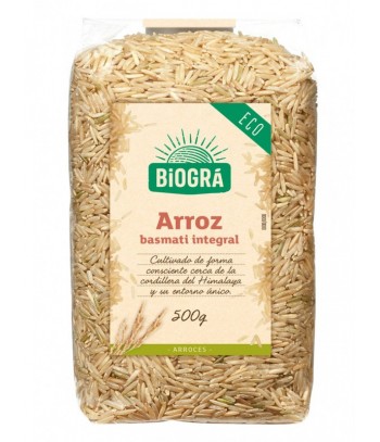 Arroz Basmatico Integral 500 gr Biogra/Sorribas