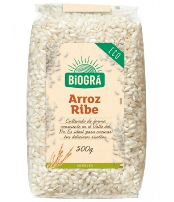 Arroz Carnaroli-Ribe Blanco 500 gr Biogra/Sorribas