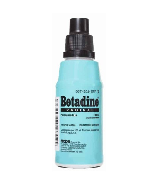 BETADINE SOLUCION VAGINAL, 1 FRASCO DE 125 ML