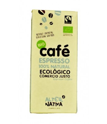 Cafe Espresso Molido Bio 250 gr Alternativa 3