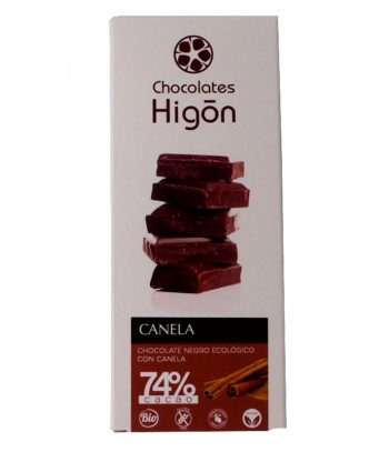 Chocolate Negro Eco con Canela 100 gr Chocolates Higon